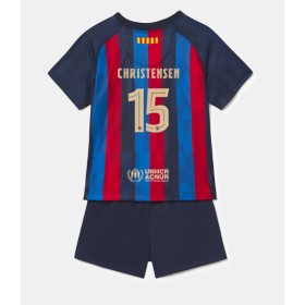 Baby Fußballbekleidung Barcelona Andreas Christensen #15 Heimtrikot 2022-23 Kurzarm (+ kurze hosen)